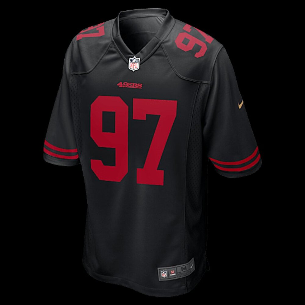 NFL San Francisco 49ers Game Men's Football Jersey - Black Size S